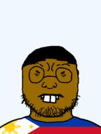 brown_skin closed_eyes dark_hair filipino flag flag:philippines philippines soyjak stubble subvariant:soykio_front teeth variant:soykio_kid // 600x800 // 32.2KB