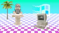 computer glasses microsoft music open_mouth screen soyjak stubble synthwave tree vaporwave variant:markiplier_soyjak windows windows_98 // 1920x1080 // 1.2MB