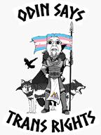 glasses odin oh_my_god_she_is_so_attractive open_mouth pagan paganism soyjak stubble tranny trans_rights variant:bernd wolf // 1000x1333 // 459.1KB