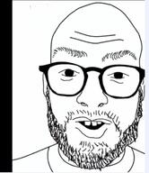 beard ear glasses soyjak variant:unknown // 626x722 // 136.0KB