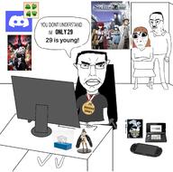 29 3soyjaks 4chan anime award clothes computer deformed discord father figurine i_would_never medal mother mustache nintendo_3ds parents persona playstation_vita pokemon sitting speech_bubble steins_gate subvariant:chudjak_front subvariant:hornyson tissue tissue_box variant:chudjak variant:cobson you_don't_understand // 2182x2154 // 632.1KB