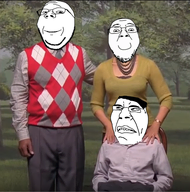 family_photo glasses niche photo stubble subvariant:wholesome_soyjak the_strange_thing_about_the_johnsons variant:bernd variant:chudjak variant:gapejak vest // 426x431 // 421.4KB