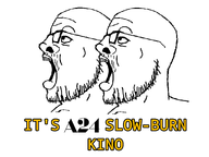 a24 forehead_lines glasses looking_to_the_left looking_up meta:tagme mouth_open multiple_soyjaks neck nose series:its_based_and_christpilled side_profile stubble subvariant:a24_side_profile_soyjak teeth text variant:a24_slowburn_soyjak // 2048x1536 // 140.3KB