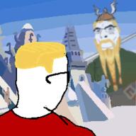 aryan beard blue_eyes building chin glasses hyperborean long_beard op_is_a_retarded_lazy_faggot_for_not_tagging_his_own_shit sword variant:chudjak variant:cobson viking yellow_hair // 256x256 // 21.7KB