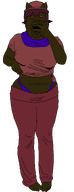 black_skin brown_skin ear fat fatass jimbo_(namefag) jimbrap jimbraphog meta:namefags nigger pawg red_eyes scarf series:pawgqueen series:the_many_faces_of_jimbrap variant:alicia voluptuous // 772x1999 // 78.4KB