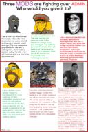 4chan animal anime beard bloodshot_eyes brown_hair captain_coal child_sexual_abuse_material closed_mouth clothes coal coal_skin collar_tabs communism dog donald_trump ear edward_snowden epaulettes gigachad glasses greentext grey_skin hair hammer_and_sickle hat irl_background janny janon kgb kuz military military_uniform multiple_soyjaks nas nigger ominous open_mouth palestine pirate pirate_hat smile smug snopes soot soot_colors soviet_army_uniform soyjak soyjak_party stretched_mouth stubble subvariant:wholesome_soyjak text tongue variant:chudjak variant:feraljak variant:gapejak variant:imhotep variant:soyak variant:soytan yellow_skin ywnbaw // 960x1440 // 642.7KB