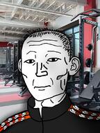 adams_apple buff clothes ear gym hair hoodie irl_background kuz nike orange orange_stripes soyjak stripes variant:carterjak variant:kuzjak // 810x1080 // 936.2KB