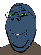 artist:op colorful glasses looking_at_you smile stubble subvariant:wholesome_soyjak teeth variant:gapejak white_background // 600x800 // 29.9KB