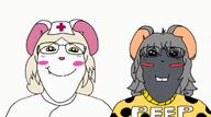 anthro female furry girl lorna_(terrible_mouse) mouse rats rodent squeaky subvariant:bridget terrible_mouse variant:bernd variant:gapejak woman women yellow_hair // 960x533 // 150.8KB