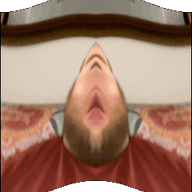 2019 3dgifmaker animated beard closed_mouth clothes distorted ext=gif fat fat_duel glasses irl open_mouth red_tshirt schizo soyboy subvariant:fatjak_irl tshirt variant:fatjak // 250x250 // 1.1MB