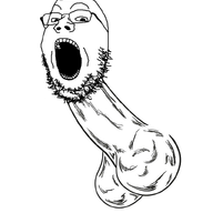 balls glasses open_mouth penis soyjak stubble variant:gapejak // 800x878 // 224.1KB