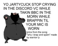 cringe rap subvariant:impish_amerimutt variant:impish_soyak_ears warrior-'p_lost warrior-z_(user) // 1568x1230 // 105.4KB