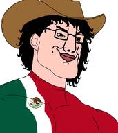 castizaryan castizo chud clothes flag:mexico gigachad hat mexican_flag mexico muscular_male norteno // 911x1024 // 217.0KB