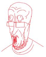 clothes glasses mustache open_mouth soyjak stubble variant:unknown // 603x749 // 14.9KB