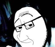 beard glasses hair jeff_the_killer smug soyjak variant:smugjak // 243x208 // 42.6KB