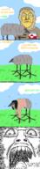 antiswarthy_(namefag) background black_and_white blue_sky closed_mouth comic eskimo fear glasses gook greentext open_mouth orangetext shocked soycreature soyjak stubble variant:bernd variant:soycreature variant:soytan yellow_skin // 999x4174 // 825.8KB