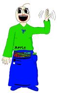 baldi baldis_basics black_eyes blush clothes dress eyelashes female fidget_spinner food full_body hair necklace nintendo nintendo_switch nose open_mouth red_lips shoe soy soyjak soylent soylent_(apple) template variant:soytan video_game wave waving // 1352x2196 // 75.9KB