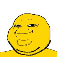 closed_mouth smile soyjak stubble subvariant:massjak subvariant:wholesome_soyjak variant:gapejak yellow yellow_skin yoba_face // 600x600 // 32.0KB