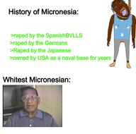 Emperor_Of_Micronesia_(user) Polynesia black black_skin bloodshot_eyes clothes crying dead flag:micronesia full_body glasses greentext hand hanging history history_of_micronesia leg lynching micronesia mustache polynesian rope shoe sleeveless_shirt soyjak stubble suicide tongue variant:bernd yellow_teeth // 1920x1900 // 290.2KB