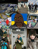 angry arrest black_skin border car closed_mouth clothes george_floyd glasses hoodie irl_background night pun russo_ukrainian_war soyjak stubble tranny ukraine variant:cobson yellow_sclera // 1284x1630 // 480.7KB