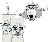 9_11 aircraft airplane arab building closed_eyes crying glasses isis its_over new_york plane skyscraper stubble text twin_towers variant:chudjak variant:cobson // 2208x1911 // 113.6KB