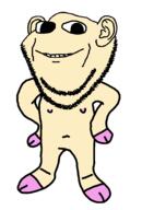 full_body hair meta:pornographic_content penis soyjak stubble teeth variant:impish_soyak_ears // 1190x1760 // 31.8KB