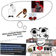 1488 autism biting_lip black_skin blood buff bwc cracker distorted glasses google i_would_never merge nazism schutzstaffel sonnenrad source statistics stubble subvariant:hornyson subvariant:hydrocephason subvariant:science_lover swastika text thinking variant:bernd variant:chudjak variant:cobson variant:markiplier_soyjak // 603x612 // 236.5KB