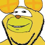 animal_mechanicals ear smile stubble variant:impish_soyak_ears yellow_skin // 256x256 // 16.9KB