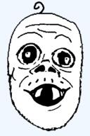 baby deformed hair mustache soyjak subvariant:jacobson template variant:a24_slowburn_soyjak // 296x444 // 24.2KB