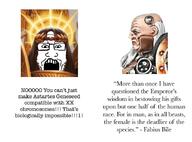 adeptus_astartes emperor_of_mankind fabius_bile genetics meme quote space_marines text variant:markiplier_soyjak warhammer // 785x579 // 60.4KB