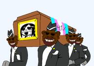 41% artist:isaacar8 charlotte_fosgate clothes coffin dance glasses hat nas:tyrone nigger suit sunglasses tranny troon variant:unknown // 2007x1415 // 410.0KB