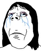 abuse bitch bruise crying domestic_violence eye_shadow eyelashes female frown girl hair sad subvariant:annabelle subvariant:wholesome_soyjak tear variant:gapejak woman // 582x772 // 20.3KB