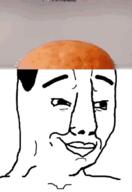 animated cupcake food frosting hole_in_head no_glasses smile smug variant:chudjak // 540x784 // 5.0MB
