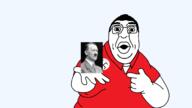 adolf_hitler big_lips chud double_chin eyebrows fat hair hand head nazism obese photo showing_something surprised sweating sweaty transparent_background variant:nopejeet wrinkles // 1703x954 // 126.2KB