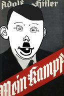 adolf_hitler black_and_white ear hitler_mustache irl_background mein_kampf subvariant:vlodkuz variant:kuzjak variant:vlodson // 400x602 // 225.2KB