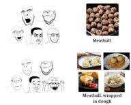 friendship frown hand hands_up happy hypocrite meat meatballs meme smile variant:chudjak variant:cobson variant:excited_soyjak variant:feraljak variant:impish_soyak_ears variant:soyak // 2000x1600 // 1.6MB