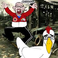 adidas blue_eyes chicken cross_eyed fallout_3 flag:lgbt_pride_flag flag:poland flag:transgender_pride_flag kurwa meta:dailyjak pol_(4chan) poland running scared smile track_suit variant:a24_slowburn_soyjak variant:chudjak variant:el_perro_rabioso // 2048x2048 // 2.8MB