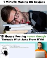 cuck glasses greentext meme meta open_mouth soyjak stubble text variant:markiplier_soyjak2 // 1080x1350 // 1.0MB