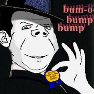 album_cover award blue_eyes bumo bump clothes fedora frank_sinatra hand holding_object music music_parody new_jersey smile subvariant:wholesome_soyjak suit variant:gapejak // 720x720 // 328.9KB