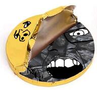 coal coin dem_(soyjak_party) gold peeling variant:feraljak variant:impish_soyak_ears // 534x492 // 280.3KB