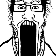 beard glasses hair hairy hi_top nose_hair open_mouth soyjak stretched_mouth stubble subvariant:longplier variant:markiplier_soyjak // 596x1867 // 45.6KB