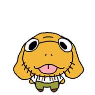 clothes deltarune dog ear glasses janny noelle_holiday soyjak stubble tongue tongue_out variant:uglyfuckingthing video_game // 1000x1000 // 19.5KB