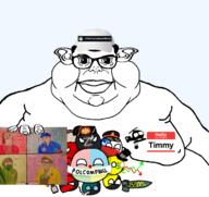 art closed_mouth clothes ear fat glasses hair holding_object jreg lips mutt polcompball political_compass reddit smile subvariant:branigger tshirt variant:brandon variant:meximutt // 1256x1187 // 688.9KB