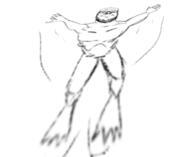 closed_mouth flying full_body glasses smile soyjak stubble subvariant:fingerboy variant:a24_slowburn_soyjak // 720x590 // 129.7KB