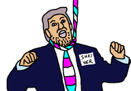 ack beard clothes donald_trump flag:transgender_pride_flag pronouns rope stubble suicide traced tranny troon trump_2024 variant:unknown // 1192x823 // 26.0KB