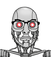 eyebrows glasses red_eyes robot skinless stubble terminator variant:uncjak white_background // 960x1072 // 451.2KB