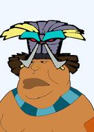 clothes crash_bandicoot fat hat meta:tagme meximutt obese papu_papu tiki_mask variant:meximutt // 300x420 // 40.3KB