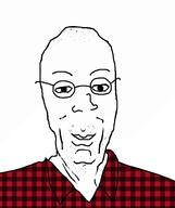 bald glasses open_mouth stubble variant:shroomboy // 639x761 // 149.9KB