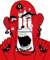 bbc blush ear facial_mark flag flag:hamburg forehead_mark germany glasses hair hamburg hand nose_piercing nose_ring open_mouth painted_nails queen_of_spades soyjak stubble subvariant:slutson subvariant:spadeson tattoo variant:cobson // 723x861 // 74.8KB