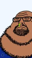 bald brown_skin closed_eyes closed_mouth euromutt european_union fat glasses neckbeard sleeping transparent_background variant:neckbeardjak // 324x576 // 15.5KB